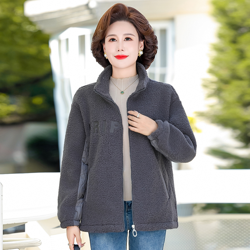 中老年爆款外套保暖休闲-2375 2XL 深灰色