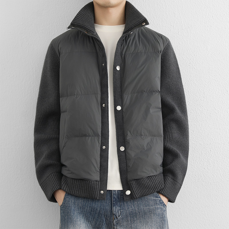 沈氏25下新款【羽绒服】DQ8535号批188元-模特图羽绒服2 M 深灰色