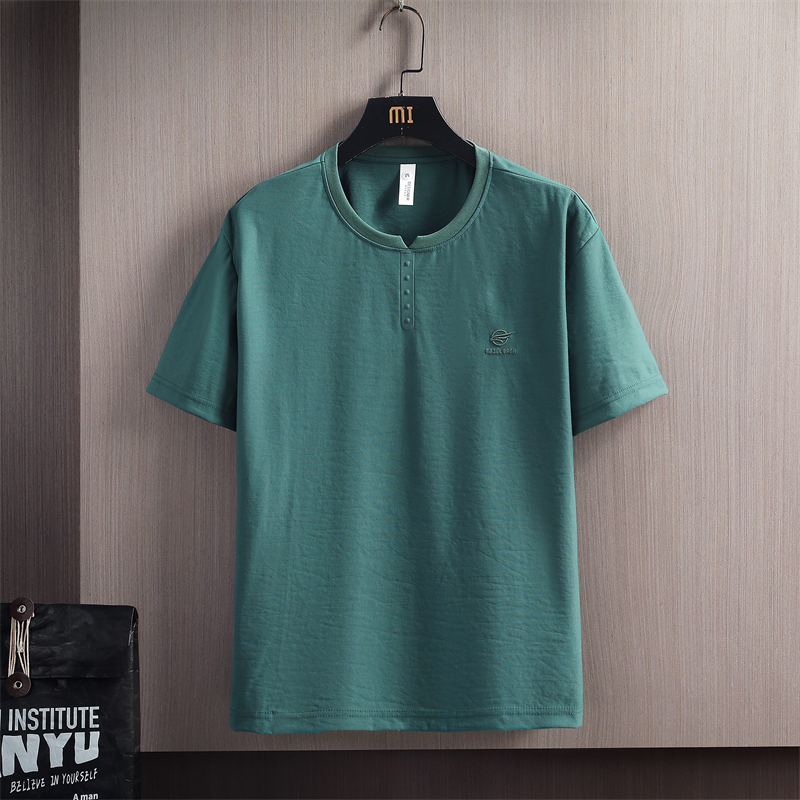 TX8802时尚百搭T恤-立体墙 M 绿色