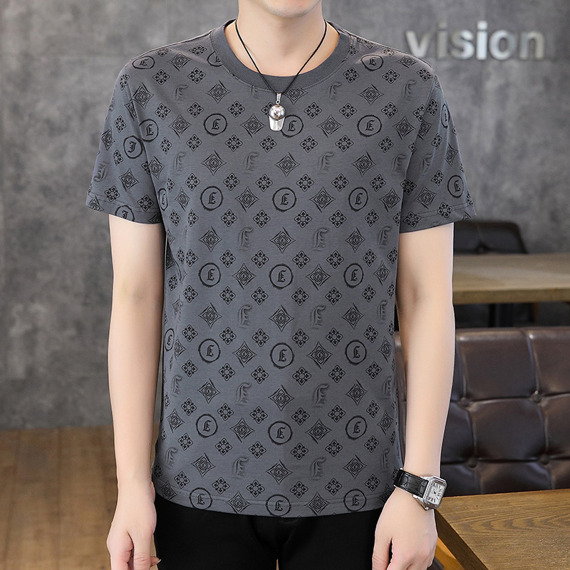 9032新款时尚印花短袖L