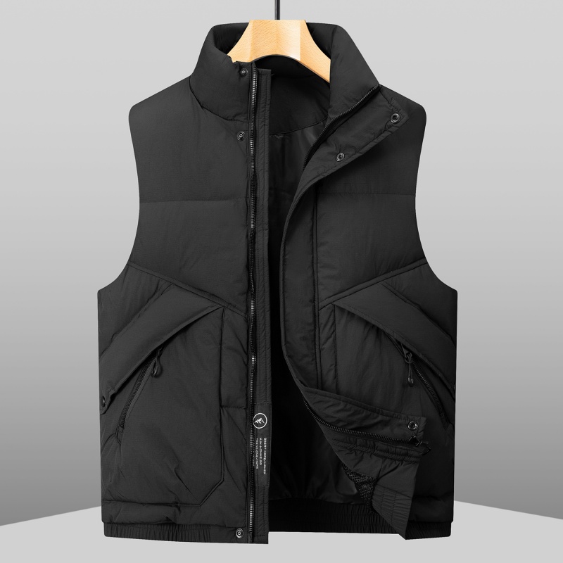 立领马甲男士户外休闲运动保暖工装马甲