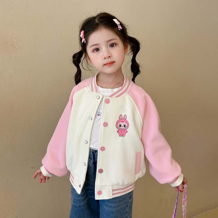 呆呆熊网供&拉布布棒球服0 90cm 粉色