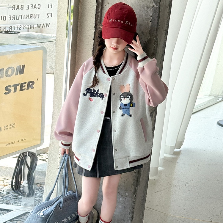 萌宝驾到&MBJD08款兔子棒球服 120cm 粉色