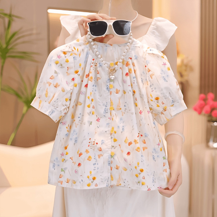 爆款部落&2570款小碎花套装