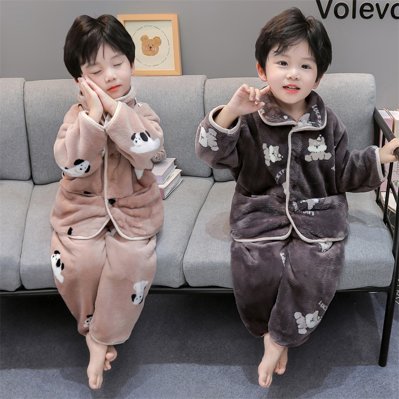 依彤蓓蓓&2573大口袋立领睡衣套装