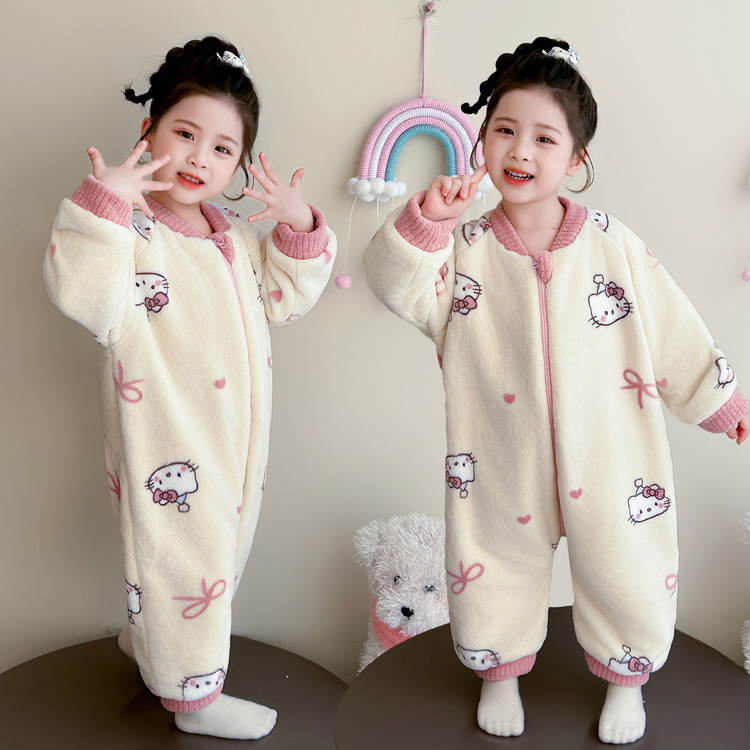 依彤蓓蓓&2597米底猫咪桃心连体衣