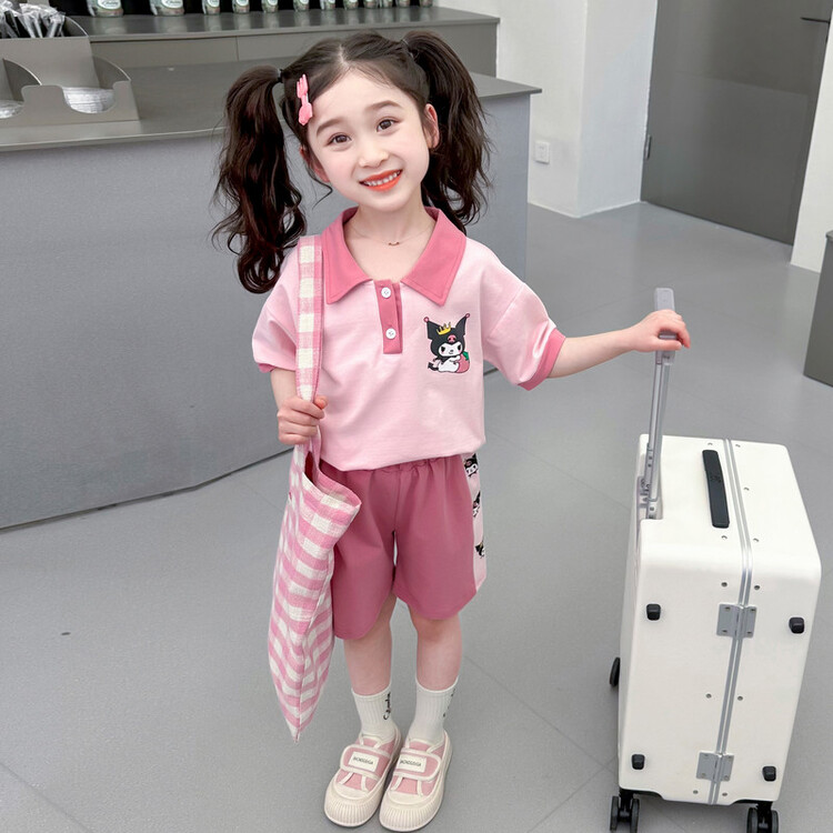 公主小镇&D03库洛米短袖套装 90cm 粉色