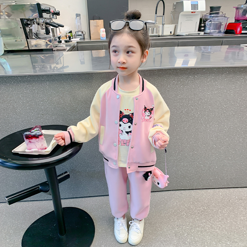 彩虹猫-库洛米棒球套装 90cm 粉色棒球套