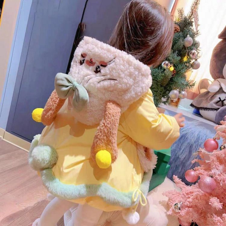 明新美童&0058款洛丽塔棉衣 80cm 黄色