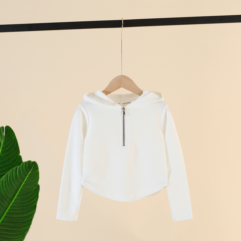 爱星洛童装-圆摆拉链小衫CW042