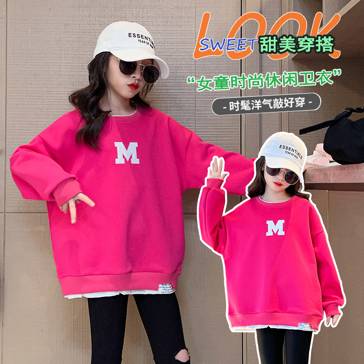 爱星洛童装-M字卫衣CW390