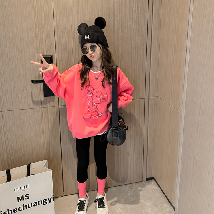 悦贝兔&YBT628假两件卫衣套装
