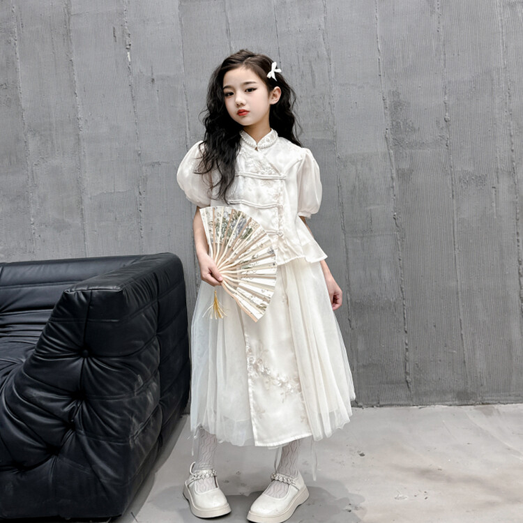 悦贝兔&9016国风纱裙套装