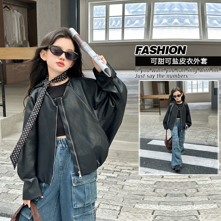 悦贝兔&9106皮衣外套