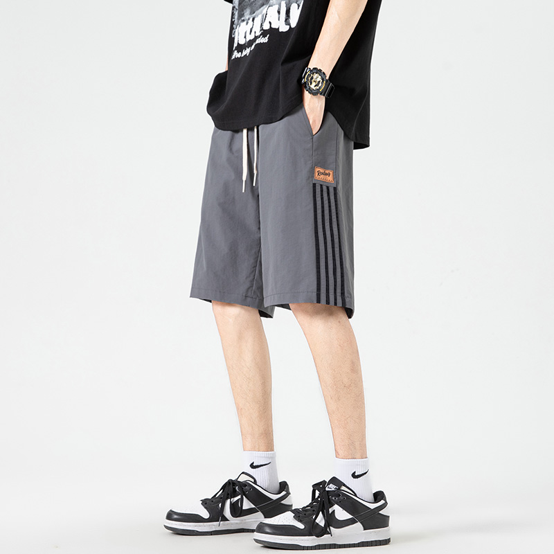 夏季新款休闲舒适时尚透气凉爽短裤-无影墙-ZXDK703 3XL 深灰色