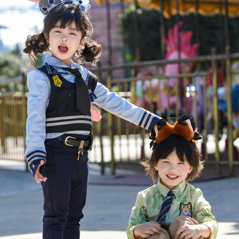 力赞娅公主裙-朱迪兔子尼克套装 100cm 朱迪兔子3件套