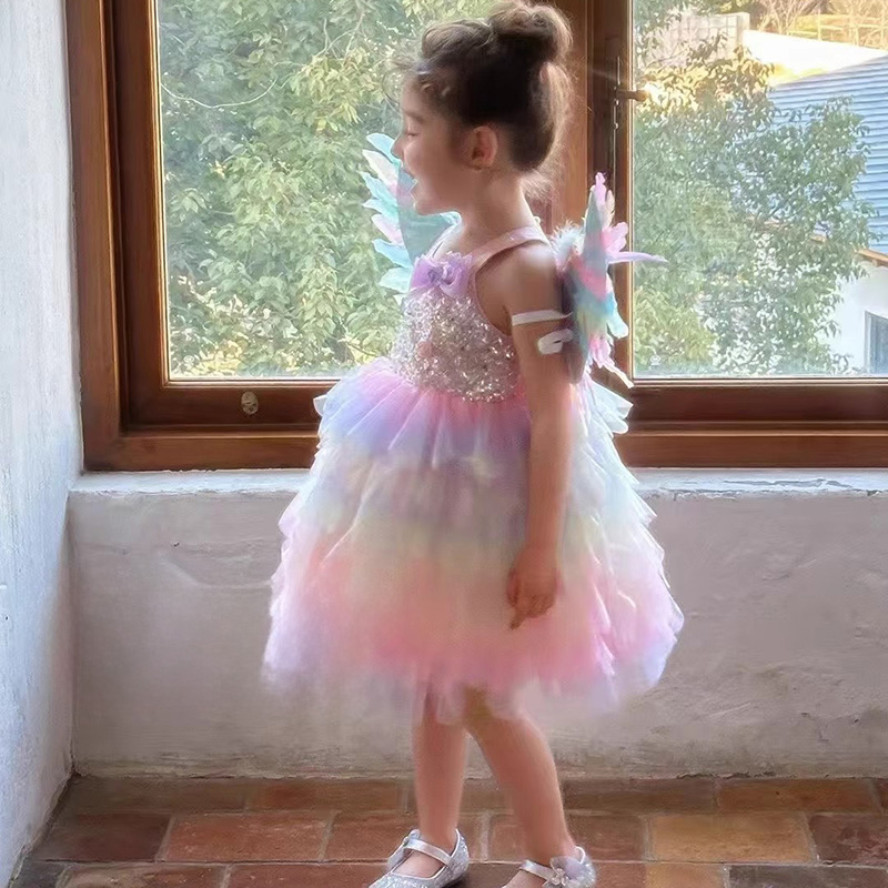 力赞娅公主裙&彩虹翅膀蛋糕裙