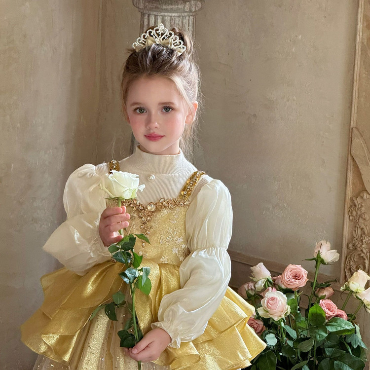 力赞娅&金色礼服裙25902