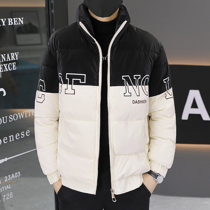 8287冬装新款棉衣夹克男外套 M/165 黑色