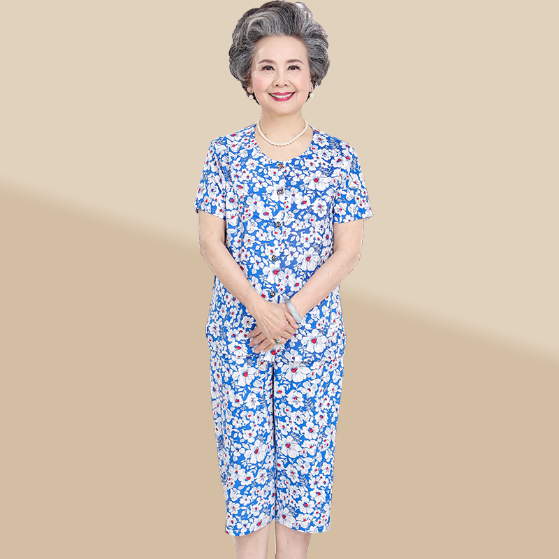 901-3款新款时尚百搭奶奶装套装