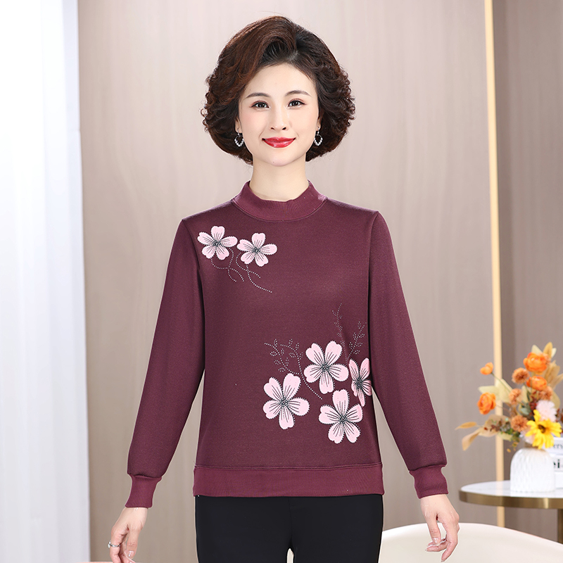 978-洋气时尚减龄加绒加厚上衣