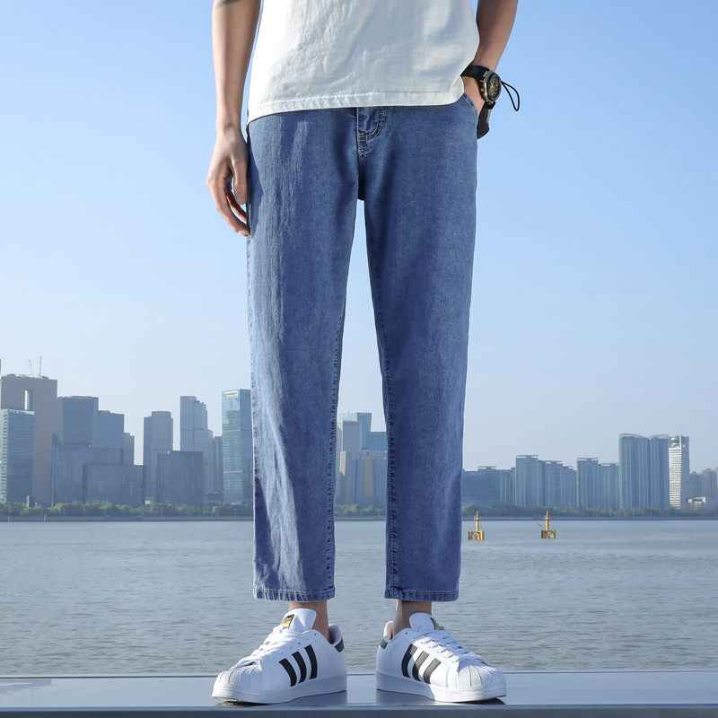 T17新款时尚潮牌直筒潮流休闲裤-江景图